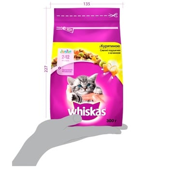 Корм Whiskas для котят с курицей 300г - купить, цены на Auchan - фото 5