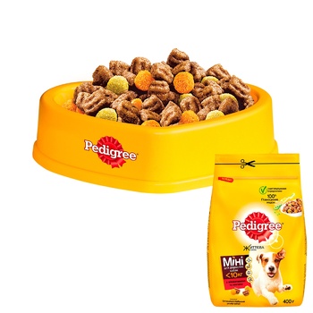 Корм сухой Pedigree для малых собак говядина овощи 400г - купить, цены на Auchan - фото 3