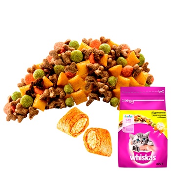 Корм Whiskas для котят с курицей 300г - купить, цены на Auchan - фото 3