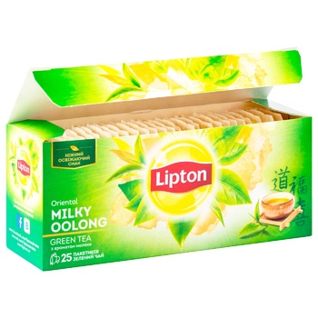 Чай зеленый Lipton Oriental Milky Oolong с ароматом молока 25шт*1,6г - купить, цены на - фото 6