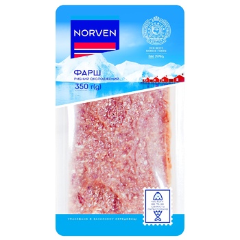 Фарш рыбный Norven охлажденный 350г - купить, цены на Auchan - фото 2