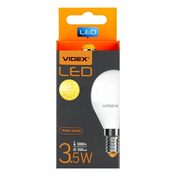 Videx LED Lamp G45e 3.5W E14 3000K - buy, prices for Auchan - photo 2