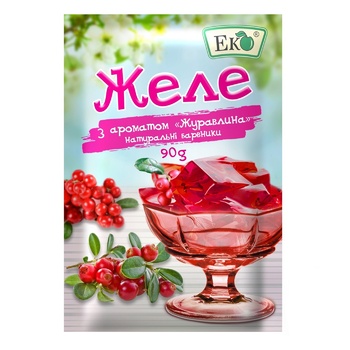 Eko Cranberry Jelly 90g - buy, prices for NOVUS - photo 1