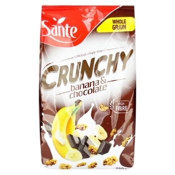 Sante Banana and Chocolate Cranchy 350g - buy, prices for Cosmos - photo 2