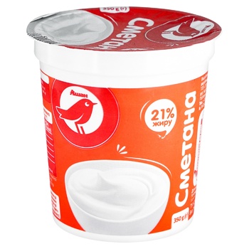 Auchan Sour cream 21% 350g - buy, prices for Auchan - photo 1