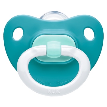 Nuk Fashion Bright Blue Silicone Soother 1s