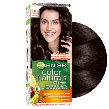 Краска для волос Garnier Color Naturals 2.0 Элегантный черный - купить, цены на METRO - фото 4