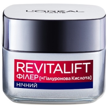 L'Oreal Paris Revitalift Filler Anti-aging Night Face Cream 50ml - buy, prices for ULTRAMARKET - photo 3