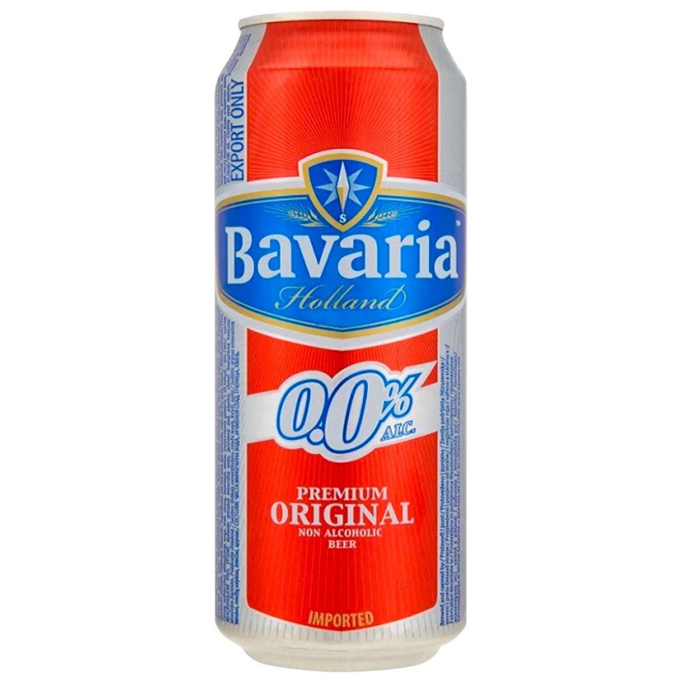 

Пиво Bavaria Holland Premium светлое безалкогольное ж/б 0% 0,5л