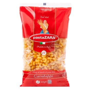 Макаронні вироби Pasta Zara Cavatappi 61 500г - купити, ціни на МегаМаркет - фото 1