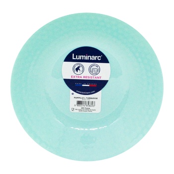 Luminarc Pampille Light Turquoise Soup Plate 20cm - buy, prices for METRO - photo 2