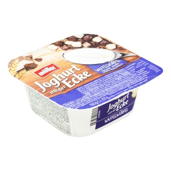 Muller Yogurt with Chocolate Glazed Wafer Pieces 3.8% 150g - buy, prices for METRO - photo 3