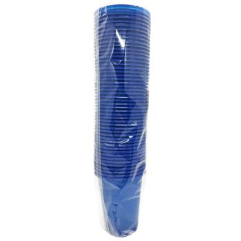Blue Plastic Cups 200ml 50pcs 34901A-11