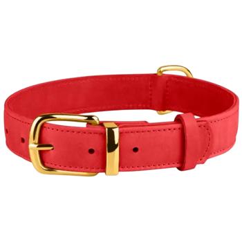 Barksi BronzeDog Crazy шкіряний нашийник для собак XXS - червоний - купити, ціни на MasterZoo - фото 1