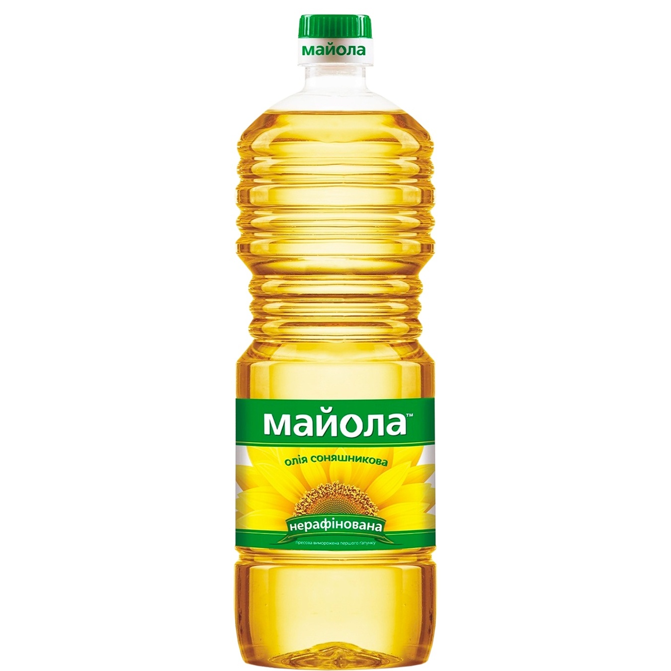 

Масло подсолнечное Майола нерафинированное первого сорта 0,85л