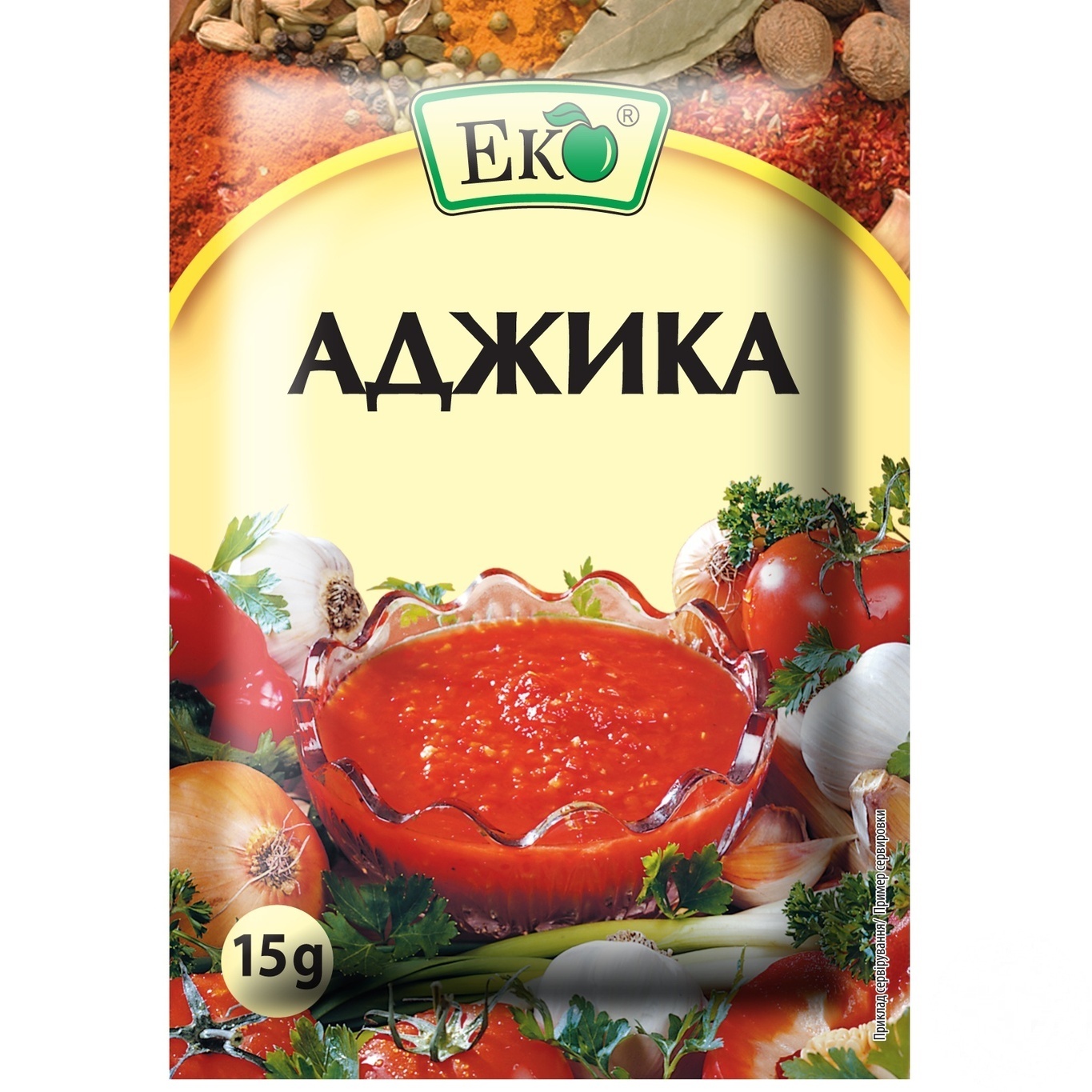 

Приправа Эко Аджика 15г