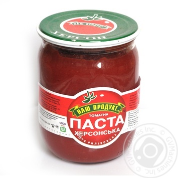 Tomato paste Nash produkt Kherson 530g glass jar - buy, prices for MegaMarket - photo 1