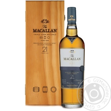 Whiskey Macallan 43% 21yrs 700ml glass bottle Scotland - buy, prices for MegaMarket - photo 3