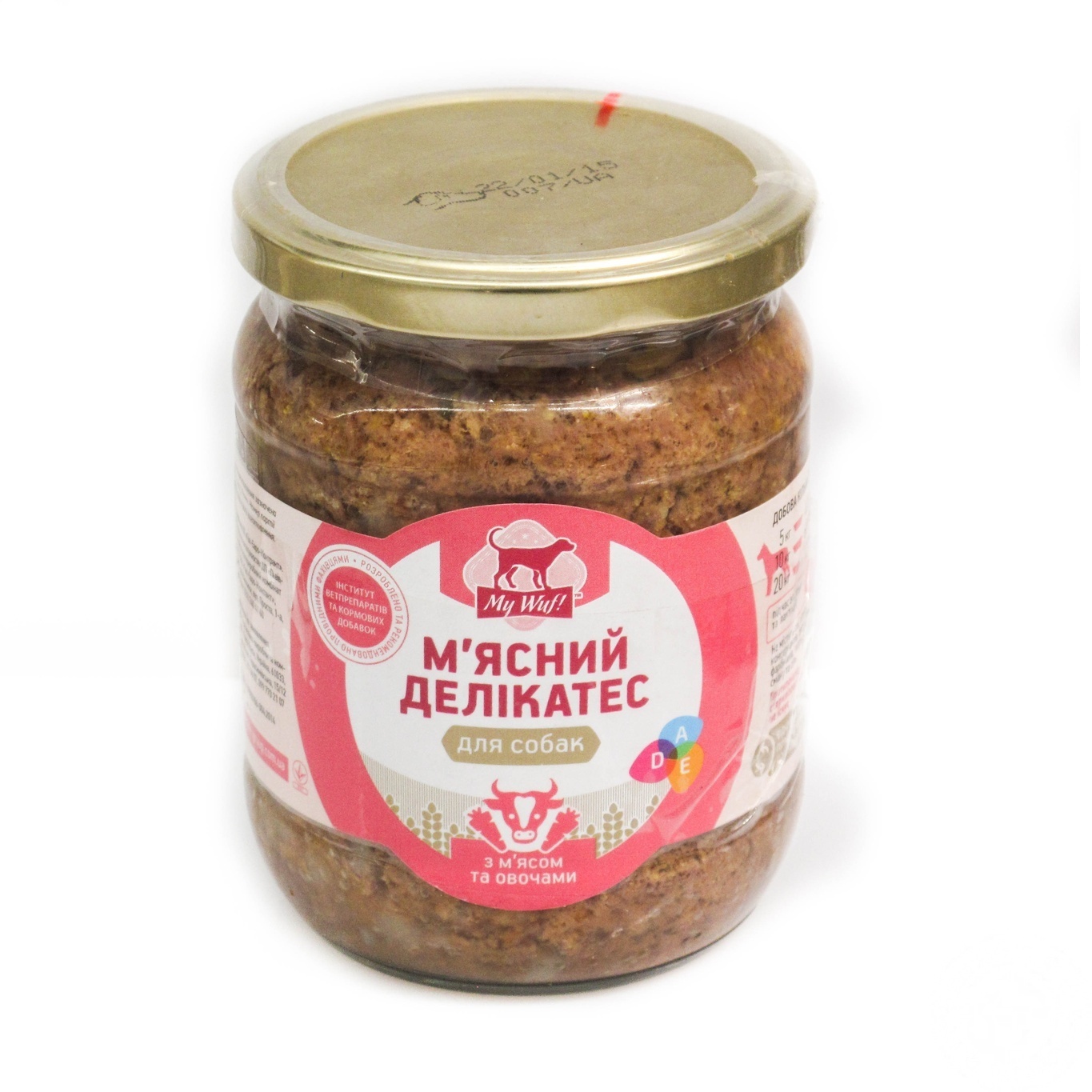 

Корм М`ясні делікатеси з мясом і овоч. 500г х6