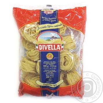 Макаронні вироби Divella Fettuccine 90 500г