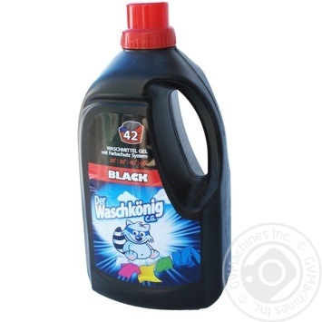 Гель для прання Waschkonig Black 1,5л купить, цены на МегаМаркет - фото 1