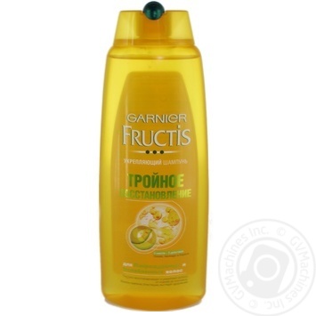 Шампунь Garnier Fructis Потрійне Відновленні для пошкодженого таослабленого волосся 400мл - купить, цены на - фото 3