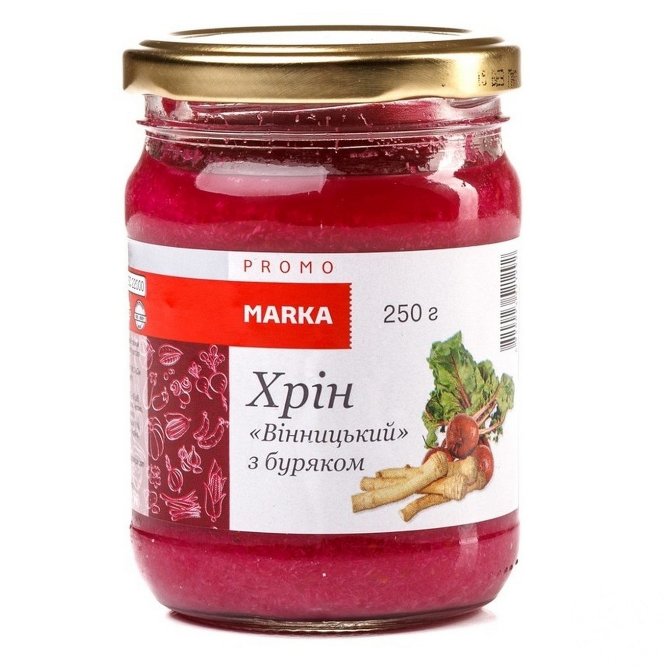 

Хрен Marka Promo Винницкий со свеклой 250г