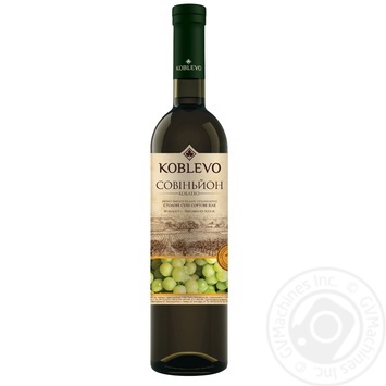 Koblevo Sauvignon white dry wine 13% 0,75l - buy, prices for MegaMarket - photo 1