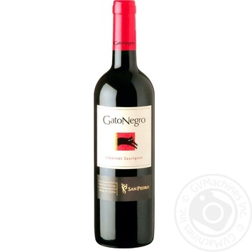 Вино Gato Negro Каберне Совиньон красное сухое 0,75л купить, цены на МегаМаркет - фото 1