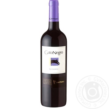 Вино Gato Negro Карменер красное сухое 0,75л купить, цены на МегаМаркет - фото 1