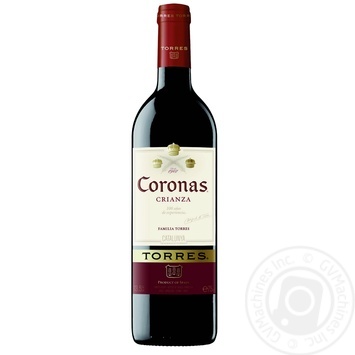 Вино Torres Coronas червоне сухе 0.75л х6 купити, ціни на МегаМаркет - фото 1