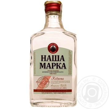 vodka nasha marka 40% 250ml glass bottle Ukraine