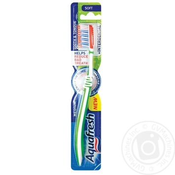 Зубная щетка Aquafresh для зубов и языка мягкая купить, цены на МегаМаркет - фото 4