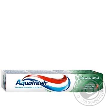 Зубна паста Aquafresh м'яко-м'ятна 50мл купити, ціни на МегаМаркет - фото 1