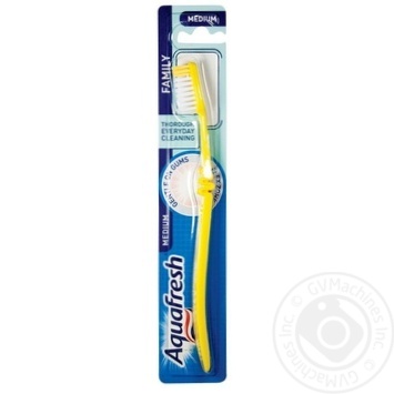 Щітка зубна Aquafresh сімейна середньої жорсткості купити, ціни на МегаМаркет - фото 4