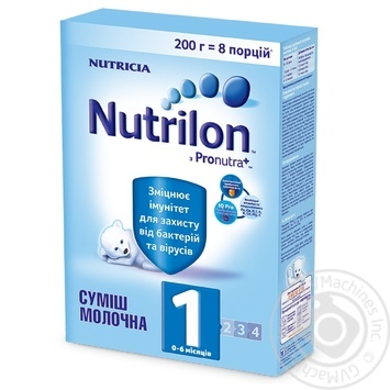 Суміш молочна Nutrilon 1 200г - купити, ціни на NOVUS - фото 1