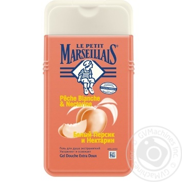 Le Petit Marseillais White Peach Shower Gel - buy, prices for MegaMarket - photo 1