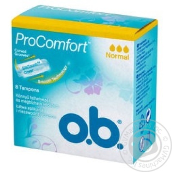 Tampons Ob Procomfort for women normal 8pcs - buy, prices for MegaMarket - photo 1