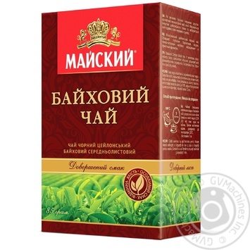 Чай чорний Майский байховий 85г купити, ціни на МегаМаркет - фото 3
