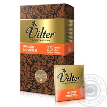 Vilter Kenyan Breakfast Black Tea 25х2g - buy, prices for ULTRAMARKET - photo 1