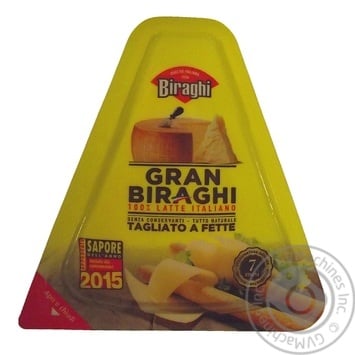 Gran Biraghi Hard Cut Cheese 32% 120g - buy, prices for MegaMarket - photo 1