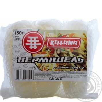 Вермішель Katana з бобових культур 150г купити, ціни на МегаМаркет - фото 7