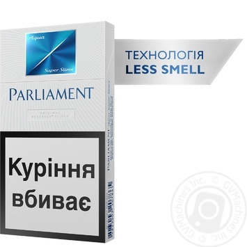 Cigarettes Parliament Aqua SuperSlims - buy, prices for MegaMarket - photo 2