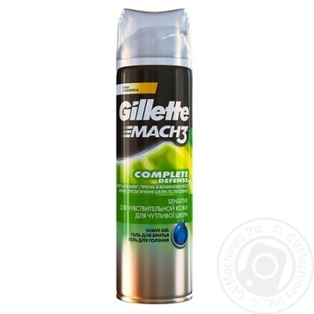 Shave Foam Gillette Mach 3 Pure Sensitive  250ml - buy, prices for - photo 11