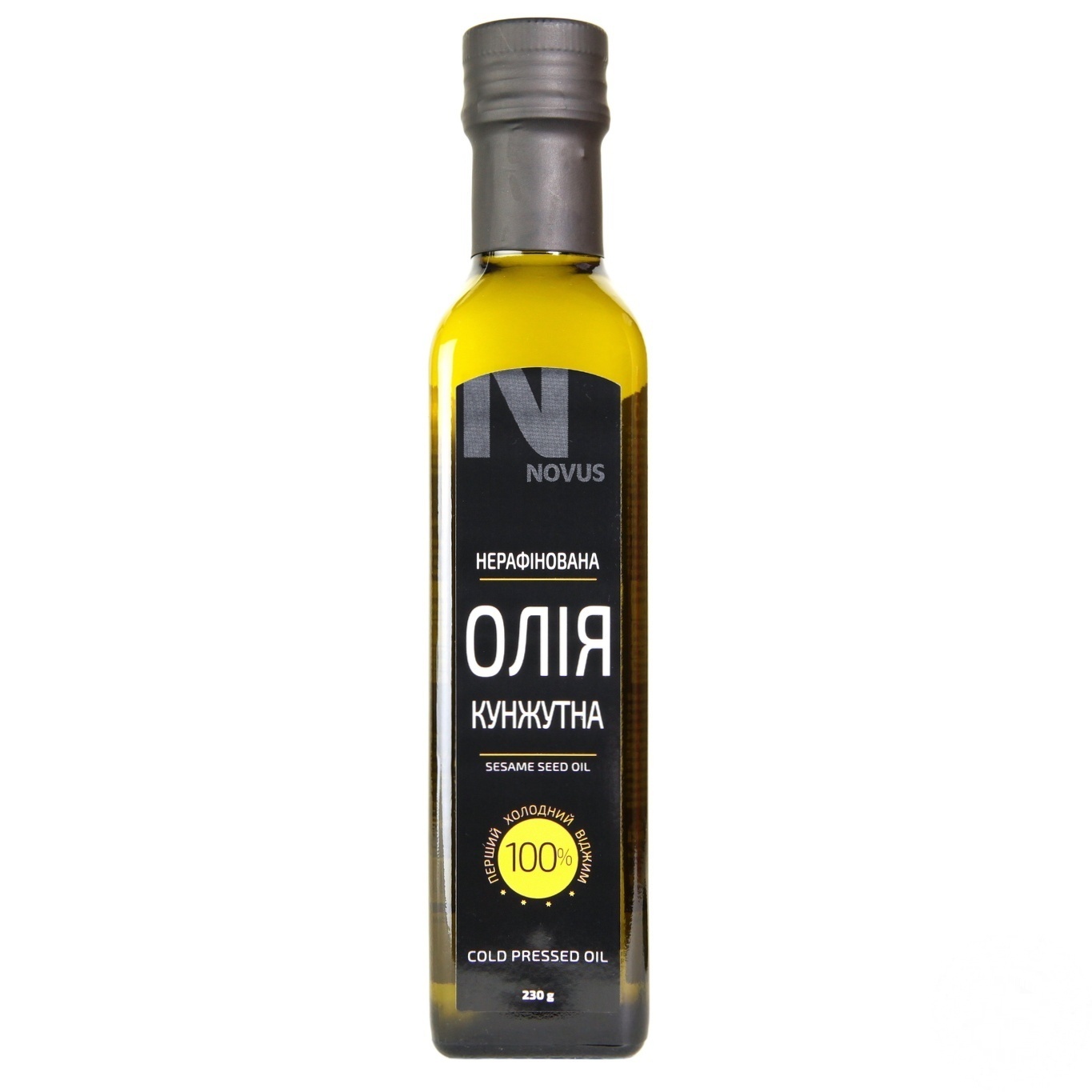 

Масло из семян кунжута Novus нерафинированное 230г