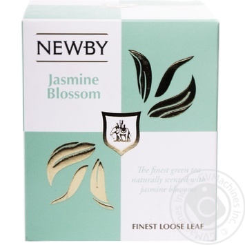 Чай Newby Jasmine Blossom зелений 100г х12 купити, ціни на МегаМаркет - фото 3