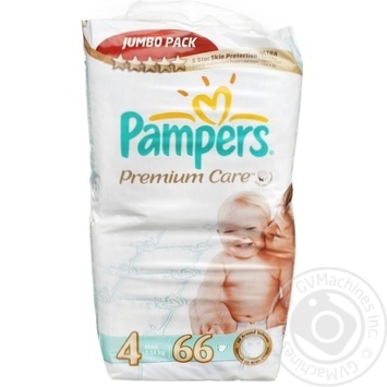 Пiдгузники дитячі Pampers Premium Care Maxi 7-14 кг Джамбо 66шт - купити, ціни на METRO - фото 8