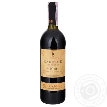Вино красное Инкерман Каберне Качинское марочное столовое сортовое сухое 13% стеклянная бутылка 750мл Украина - купить, цены на - фото 7