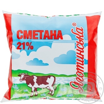 Сметана Яготинская 21% 400г купить, цены на МегаМаркет - фото 1
