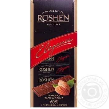 Chocolate extra-dark Roshen Elegance nuts 60% 100g Ukraine - buy, prices for NOVUS - photo 5